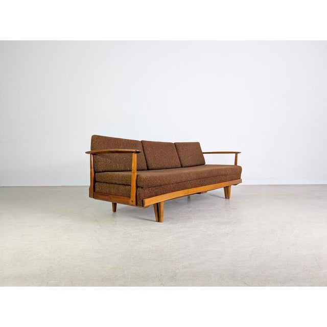 Wood Vintage Sofa in Walnut from Walter Knoll For Sale - Image 7 of 12
