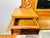Brown Art Nouveau French Walnut-Colored Wall-Mounted Dressing Table with Mirror, 1900 For Sale - Image 8 of 17