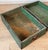 Antique Traditional Green Wood Stanley Tool Box Storage Chest For Sale - Image 6 of 10