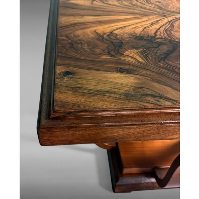 Late 19th Century Italian Art Deco Square Coffee Table With Dual-Tier Base For Sale - Image 13 of 18