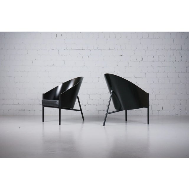 Set of Pratfall Armchairs by Philippe Starck for Driade, 1980s, in Very Good conditions. Designed 1980 to 1989 This piece...