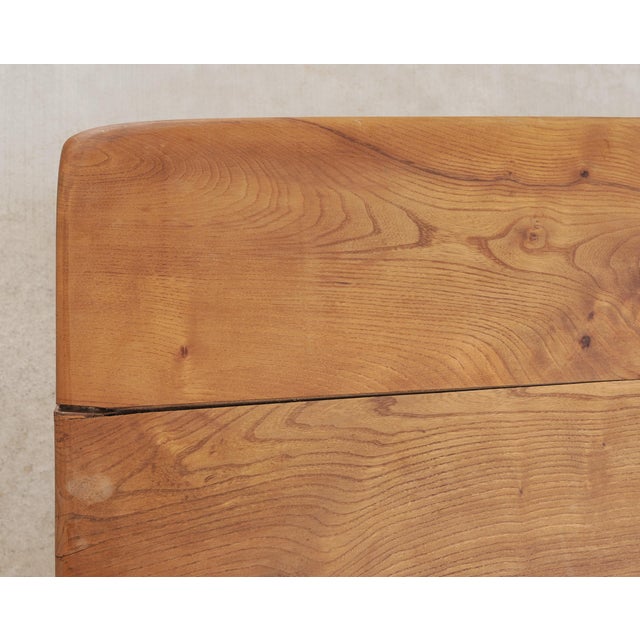 Country French Provincial Oak Farmhouse Dining Table 7Ft For Sale - Image 12 of 18