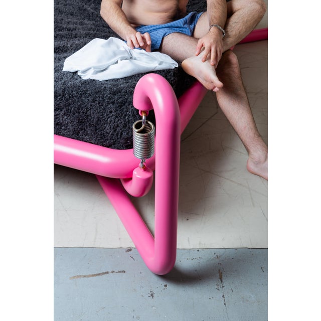 Pink Spring Bed by Marzio Cecchi, 1970 For Sale - Image 12 of 15