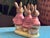 Pink 1954 Royal Albert Beatrix Potter Porcelain Bunny Rabbit Trio For Sale - Image 8 of 9
