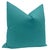 Pair of beautiful custom-made medium weight cotton/linen blend pillows in Peacock. Meticulously handcrafted with serged...