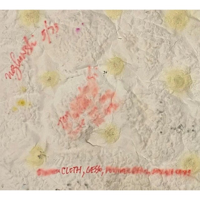 Stone Thomas Nozkowski, Mixed Media Gravel Painting, Sculpture Abstract Expressionist Thomas Nozkowski, 1973 For Sale - Image 7 of 12