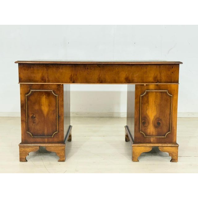 Vintage English Empire Desk in Mahogany For Sale - Image 11 of 12