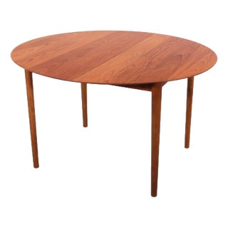 Mid-Century Modern Danish Dining Table in Teak, 1950s For Sale