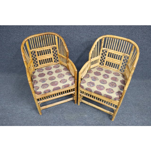 Bamboo & Cane Lounge Chair/Pair For Sale - Image 4 of 10