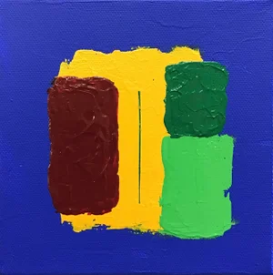 Contemporary Colorfield Acrylic Painting on Stretched Canvas by Stephen Stilgenbauer