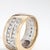 Metal 80s Vintage 1.25ct Diamond Cigar Band 14k Yellow Gold Sz 7 Ring Mixed Cuts For Sale - Image 7 of 7
