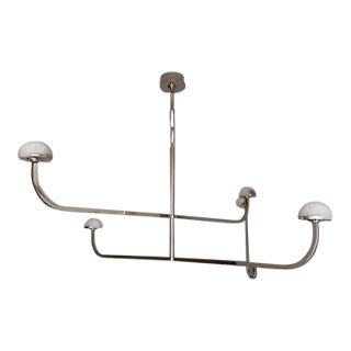 Visual Comfort Kelly Wearstler Pedra Two Tier Shallow Chandelier For Sale