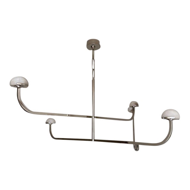 Visual Comfort Kelly Wearstler Pedra Two Tier Shallow Chandelier For Sale