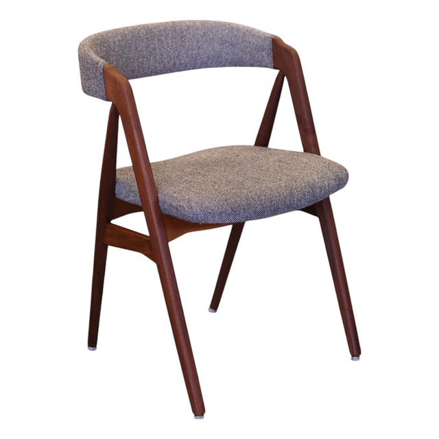 Teak Armchair in Hallingdal 65 Upholstery by Thomas Harlev for Farstrup Møbler, Denmark, 1960s, Set of 2 For Sale