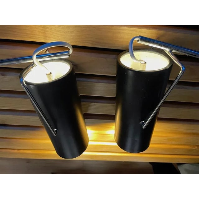 Metal Wall Lamps from Raak, 1960s, Set of 2 For Sale - Image 7 of 13