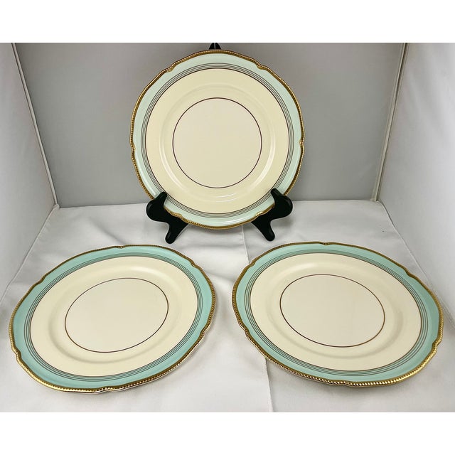 Baby Blue Vintage Castleton China Made in Usa Tremont Dinnerware Set for 12 1950-1962- 60 Pieces For Sale - Image 8 of 16