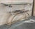 Claude Dalle Style Console Table with Glass Top, Lucite and Bronze