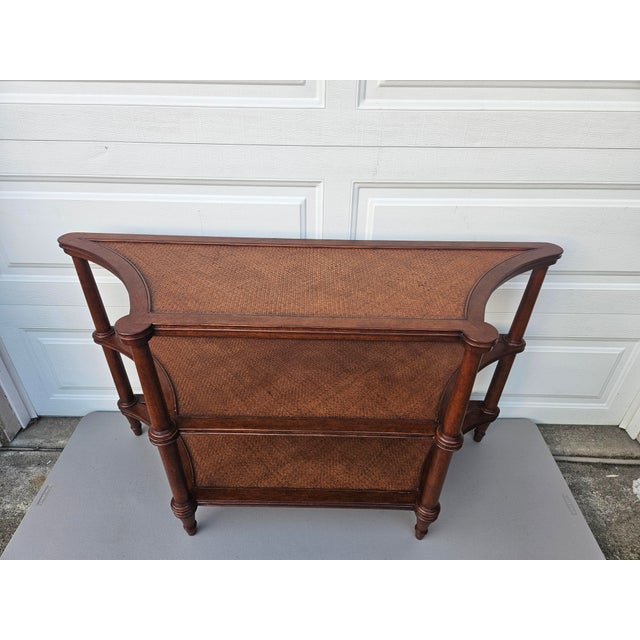 Wonderful Ethan Allen console table in excellent condition. minor ware. Please see photos as they are considered part of...