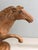Wood Vintage Hand Carved Large Stallion Wood Sculpture Equestrian Decor. For Sale - Image 7 of 11