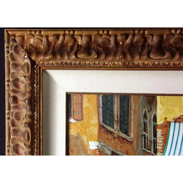 Impressionist Viktor Shvaiko "Ristrante" 2000 Hand Signed With Custom Frame For Sale - Image 3 of 4