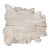 Hand-Crafted White Cowhide Rug from Argentina, Folk Art Style, 1980 For Sale