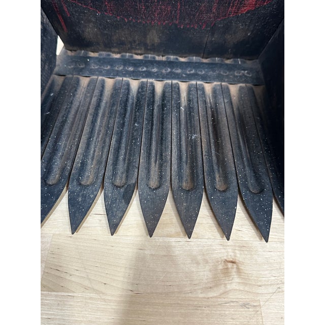 Mid 19th Century Antique Primitive Wood & Metal Cranberry Scoop Rake Picker Berry For Sale - Image 5 of 5