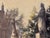 Guardian Angels by Diego Glazer | Oil on panel Painting of a historic building with statues For Sale - Image 4 of 5