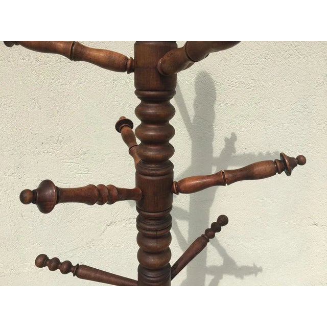 Freestanding Wooden Coatstand, 1920s For Sale - Image 6 of 18