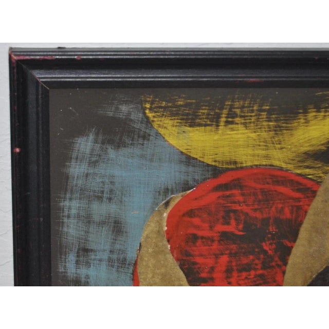 Maude Pestana Mid-Century Mixed Media Abstract For Sale - Image 5 of 8