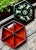 Mid 20th Century Vintage Chinese Black Lacquer Mother-of-Pearl Inlaid Hexagonal Banchan Serving Box For Sale - Image 5 of 14