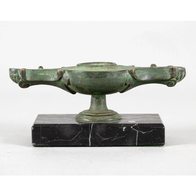 Grand Tour Mid 19th Century Italian Grand Tour Bronze Oil Lamp For Sale - Image 3 of 7