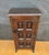 Spanish Rustic Solid Oak Cabinet with Paneled Door and Iron Hardware, 1880s For Sale - Image 4 of 10