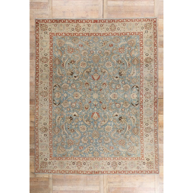 Antique Persian Mashhad Rug, 09'08 X 12'05 For Sale - Image 10 of 10