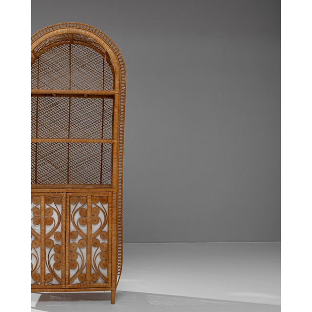 Late 20th Century 20th Century French Wicker Cabinet For Sale - Image 5 of 12