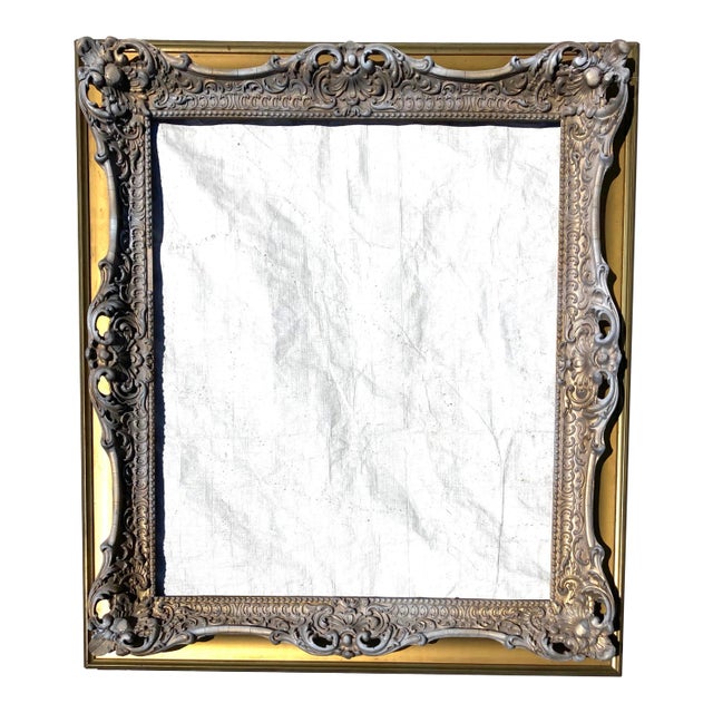 C.1910 Antique Decor Painted Picture or Mirror Frame For Sale