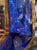 Modern Modern Cobalt Blue Murano Glass Octagonal Mirror For Sale - Image 3 of 5