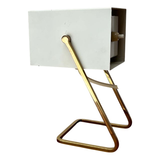 Mid-Century Modern German Cube Table Lamp from Kaiser Leuchten, 1960s For Sale