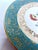 1940s Vintage 1930s Rosenthal Germany Turquoise & Gold Encrusted Porcelain Dinner Plate For Sale - Image 5 of 7
