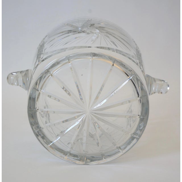 Ice Bucket Lead Crystal Pressed Design 1970s For Sale - Image 9 of 13