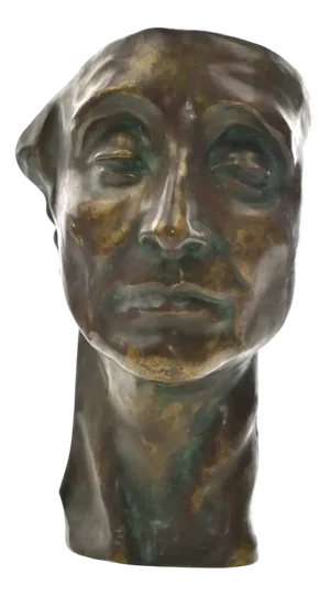 Amedeo Bocchi, Head of Man, 1920, Bronze