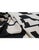 Textile Black & White Handknotted Modern Wool Rug For Sale - Image 7 of 7