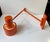 Orange Scale Swing Arm Wall Lamp by Jo Hammerborg for Fog & Mørup, 1970s For Sale - Image 9 of 14