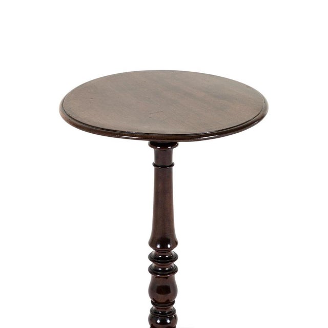 Wood Victorian Wine Table in Mahogany For Sale - Image 7 of 12