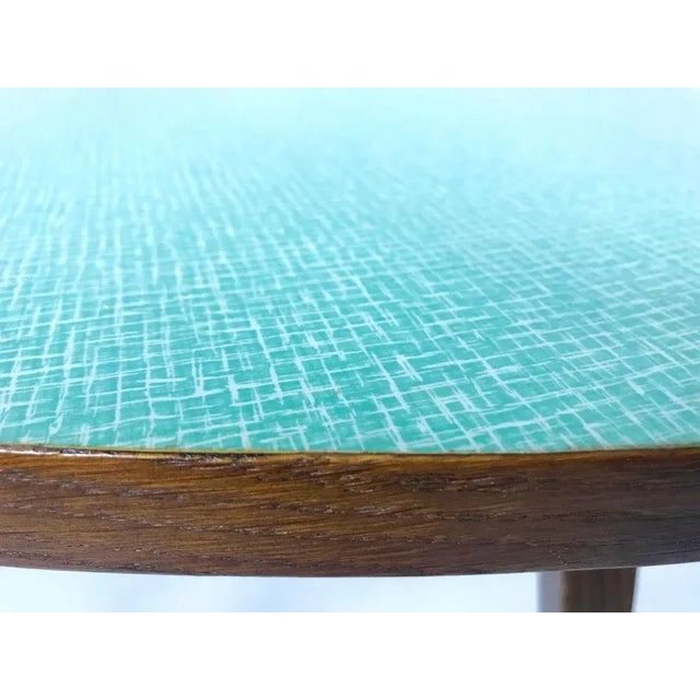 1950s Mid-Century Czech Triangle Coffee Table, 1950s For Sale - Image 5 of 6