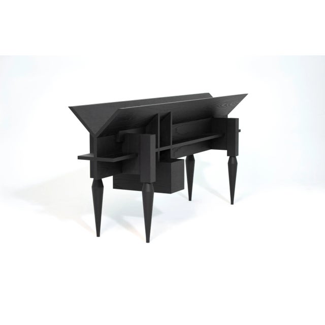 Contemporary Y Console Table by Studio One Plus Eleven For Sale - Image 3 of 7