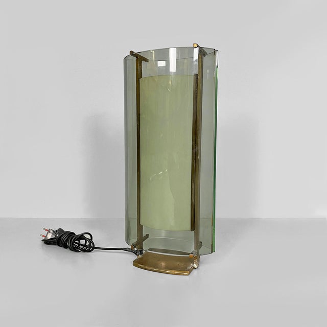 Mid-Century Modern Italian Table Lamp attributed to Max Ingrand for Fontana Arte, 1960s For Sale - Image 6 of 16