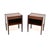 Vintage Danish Bedside Cabinets attributed to Poul Hundevad, 1960, Set of 2 For Sale - Image 11 of 11