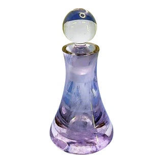 1970s Glass Perfume Bottle by Caithness For Sale