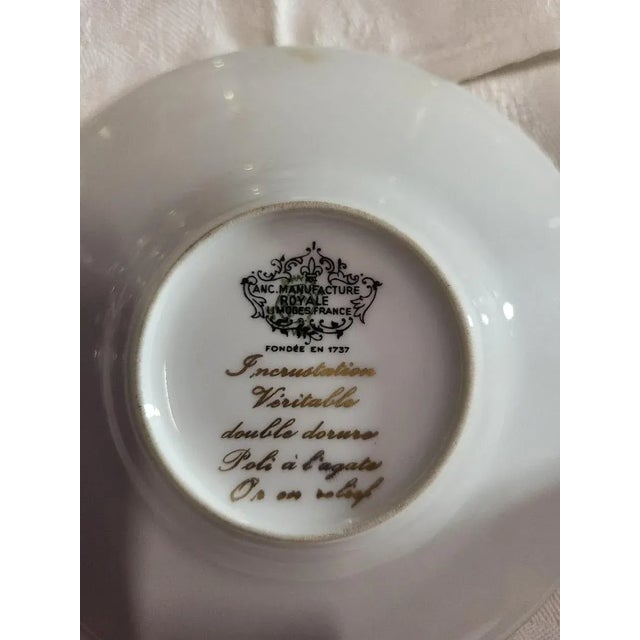 Metal Gold-Plated Service from L' Ancienne Manufacture Royale de Limoges, France, 1980s, Set of 75 For Sale - Image 7 of 18