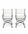 This striking pair of vintage-inspired armchairs offers a masterclass in architectural silhouette and enduring...
